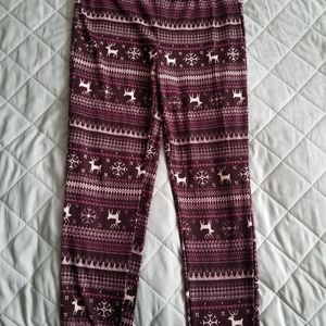 maurice size small maroon leggings